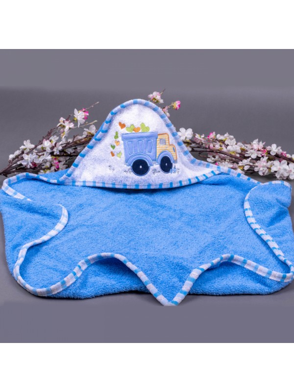 Peškir za bebe 75x75 Plava