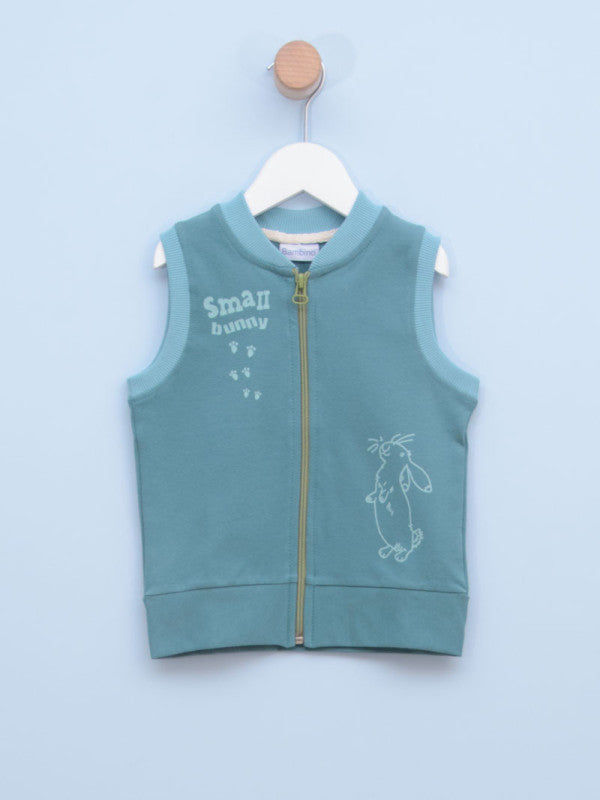 Prsluk za bebe 11567 1 PASTELNO ZELENA