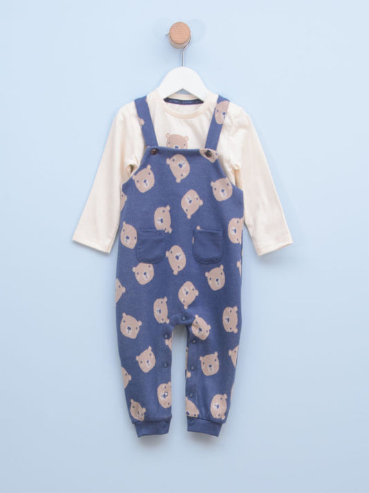 Set sa pantalonama za bebe dečake JZ24-1KOM 56 Plava