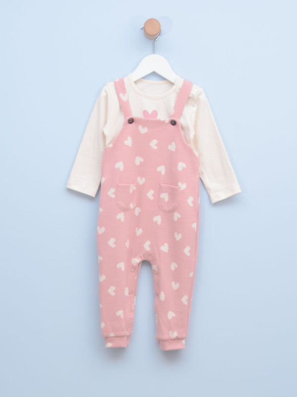 Set sa pantalonama za  bebe devojčice JZ24-2KOM2DA02 68 Roze
