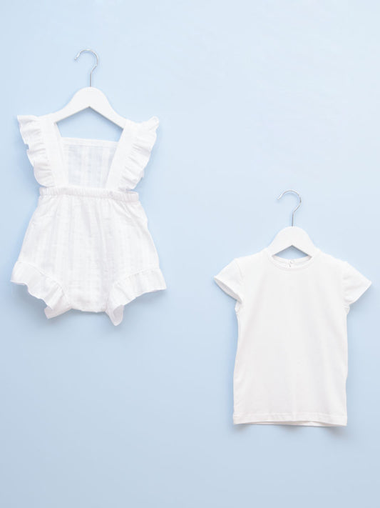 Set za bebe štrampla+majica