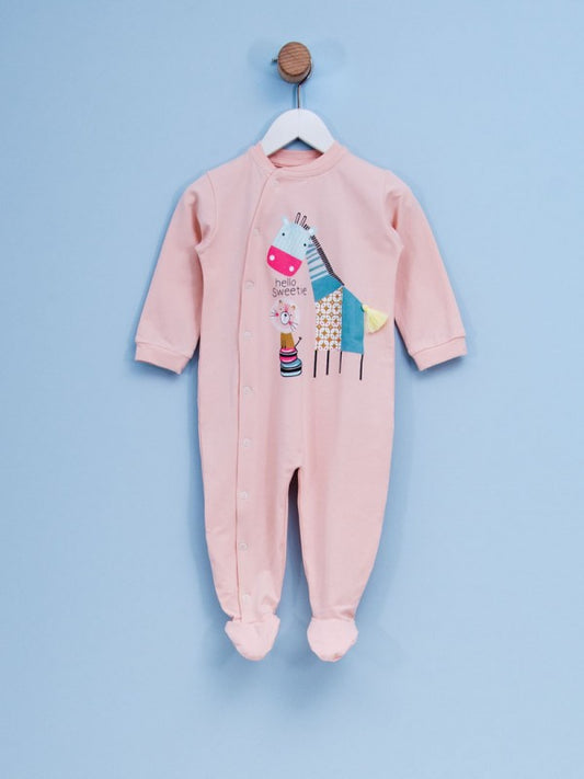 Štrampla za bebe devojčice PL22-2ZE43 56 Roze